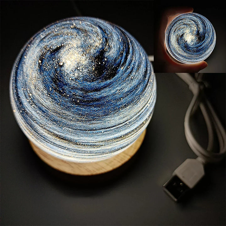 CosmicGlow - Mini night lights 3D - solar decoration LED - galaxy ambiance
