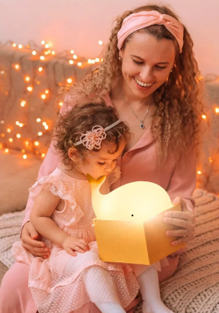 Charming colour Changing Whale Night Light