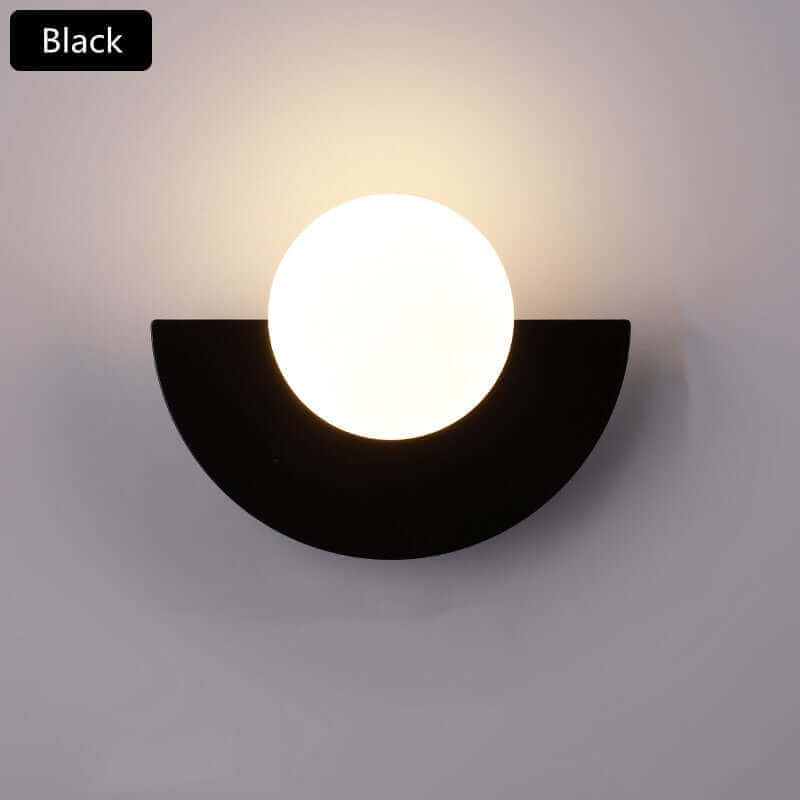 Half Moon Metal Wall Light. Available in 2 different sizes and various colours.