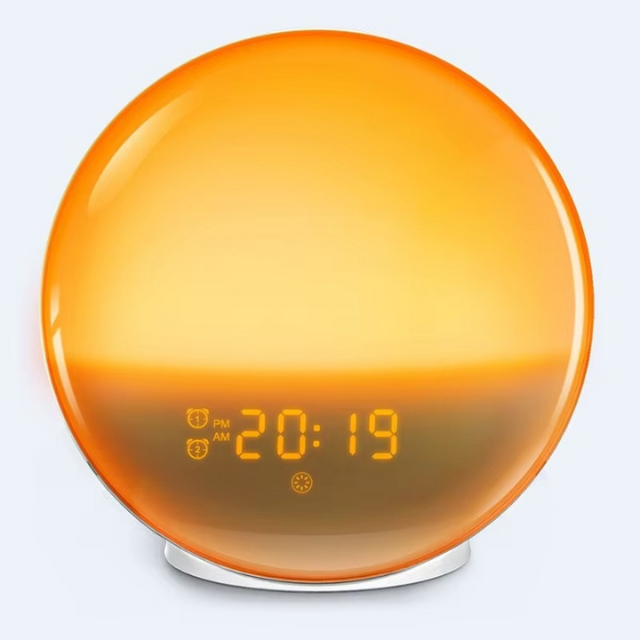 Sunrise Simulation Wake-Up Alarm Clock with Night Light &amp; FM Radio