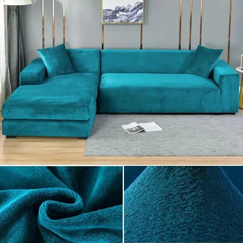 PlushFit - High-Quality Sofa Covers Made of Stretch Velvet