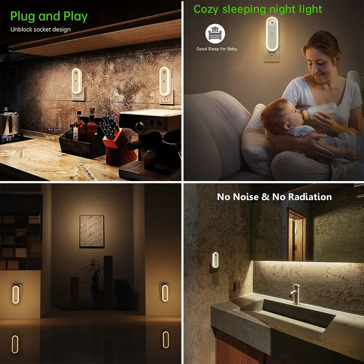 Air purifier &amp; night light Aeroluna | Ion technology without filter | For bedroom, kitchen &amp; office | Compact &amp; quiet