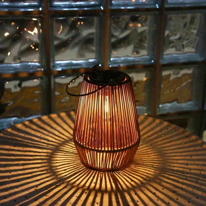 Solar Outdoor Handwoven Garden Lamps | Waterproof Landscape Light for Villa &amp; Terrace Decoration - Alpho