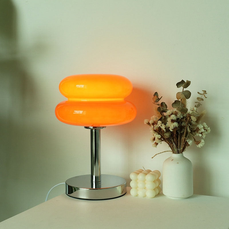 Macaron Glass Retro-Modern Dimming Lamp