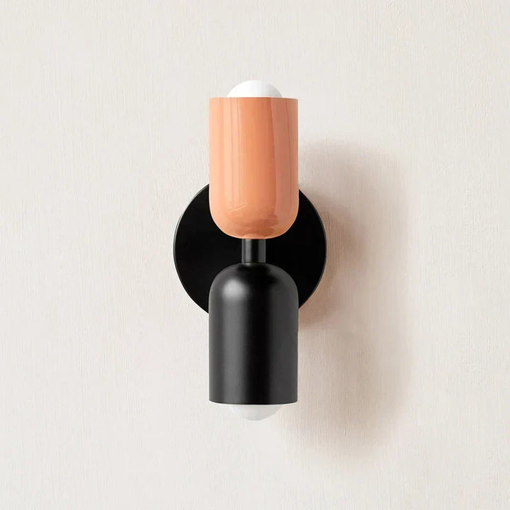 Double Head Wall Lamp Black Base