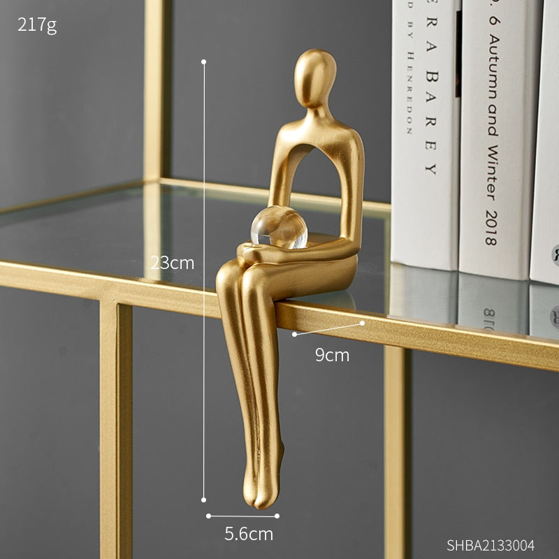 BowLift | Modern Figurines Abstract Home Decor Sculpture