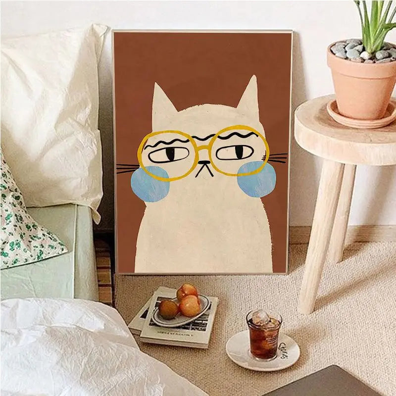 BowLift | Vintage Cartoon Canvas Art