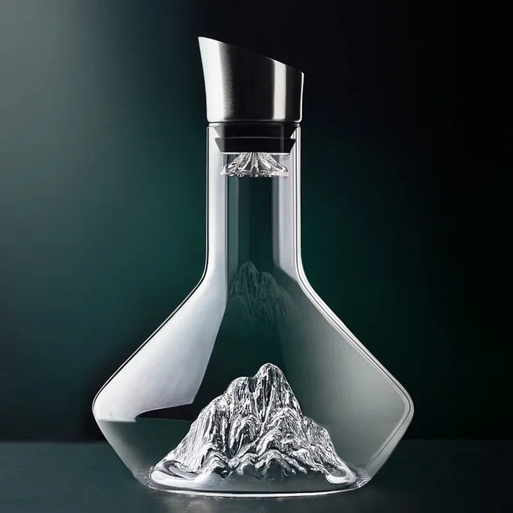 BowLift | 1500ml Iceberg Decanter Creative lead-free crystal material luxury high-quality home red wine wine distributor decanter wine jug