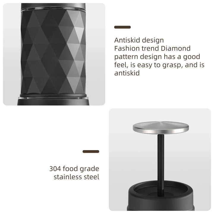 BowLift | Portable Coffee Machine Espresso Machine Hand Press Capsule Ground Coffee Brewer Portable for Travel and Picnic, BioloMix