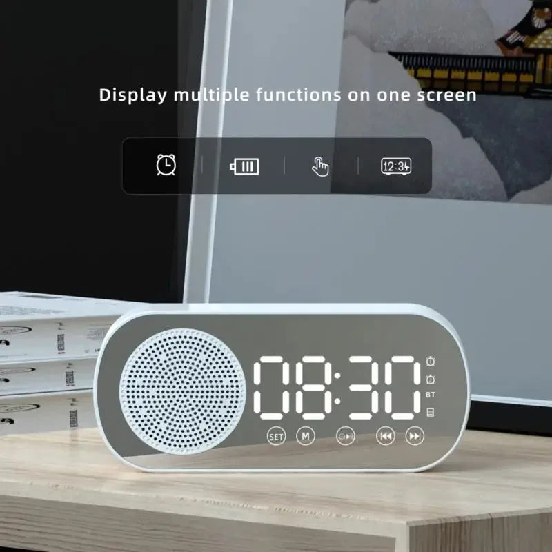 BowLift | Digital Alarm Clock with Bluetooth Speaker &amp; FM Radio