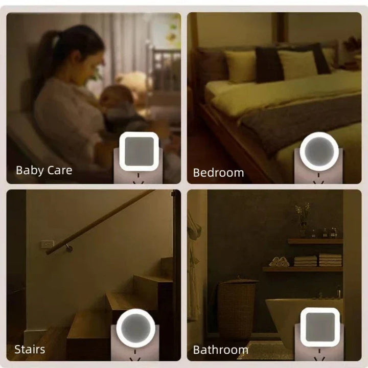 Nuvilux LED night light with twilight sensor | plug light EU/US | 0.3W | For children&