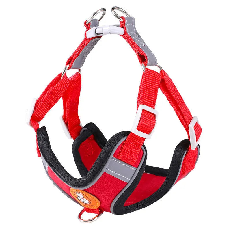 Breathable dog harness adjustable &amp; comfortable Bowlift