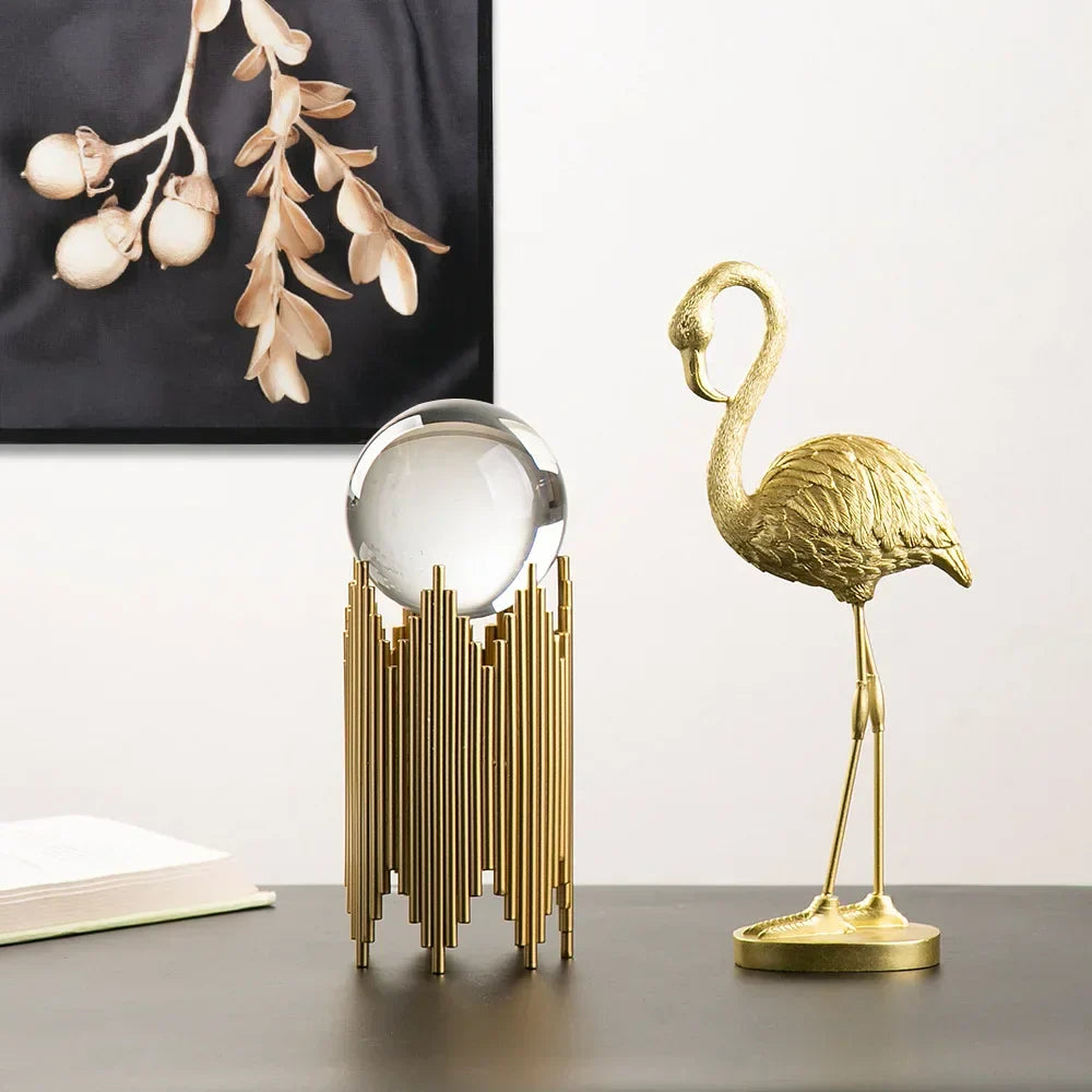 BowLift | Nordic Flamingo Figurine Figure Statue Sculpture Living Room Office Wedding Party Ornaments Home Decor Decoration Accessories