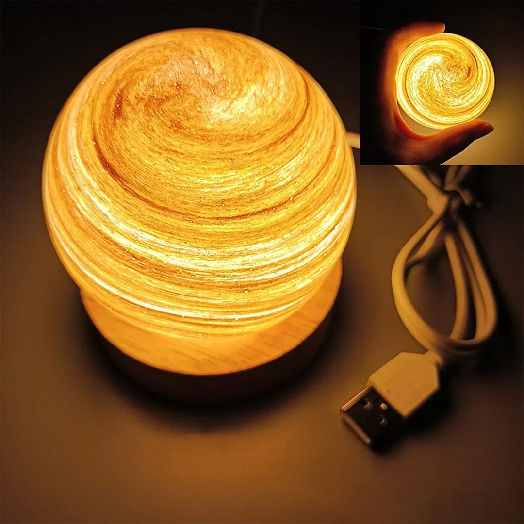 CosmicGlow - Mini night lights 3D - solar decoration LED - galaxy ambiance
