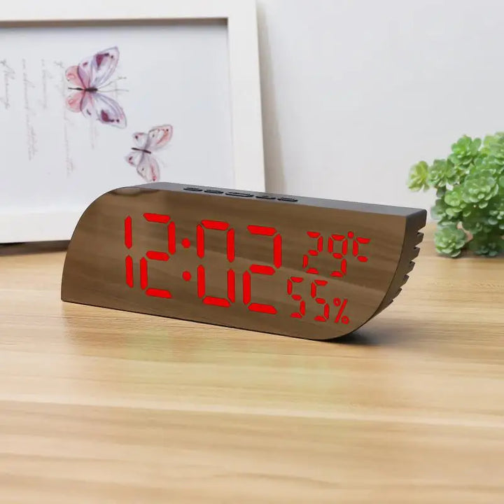 BowLift | LED Digital Alarm Clock with Dual Display &amp; Unlimited Snooze