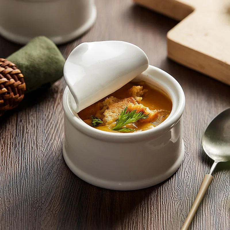BowLift | Contemporary French Onion Soup Bowl – Premium Ceramic Soup &amp; Stew Bowl