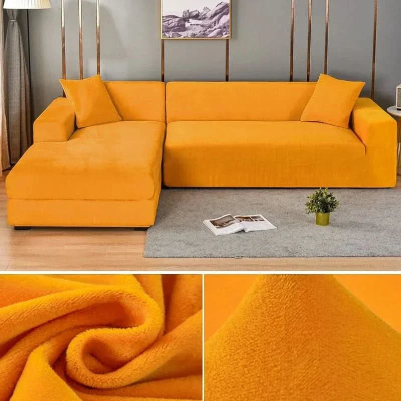 PlushFit - High-Quality Sofa Covers Made of Stretch Velvet