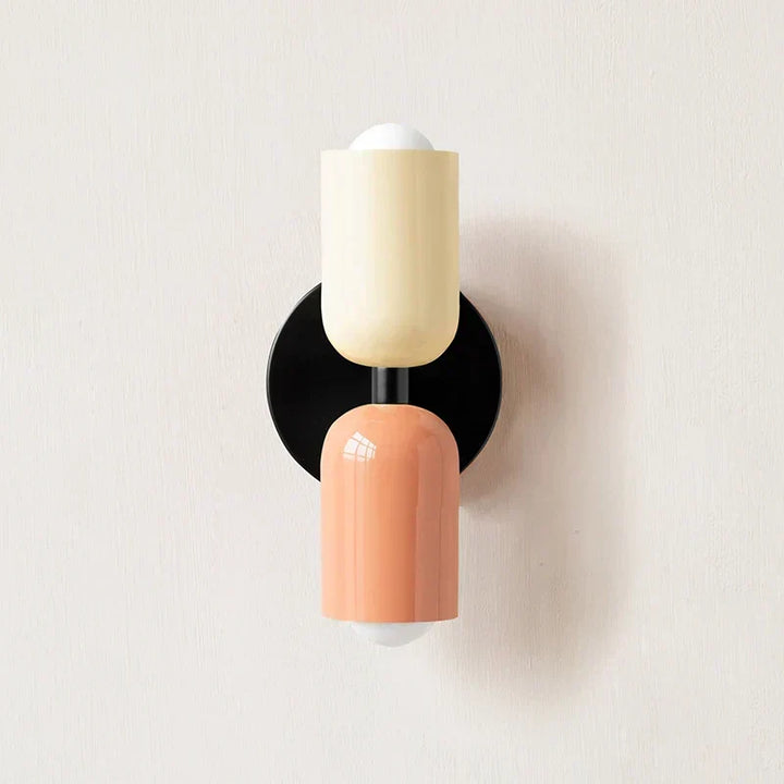 Double Head Wall Lamp Black Base
