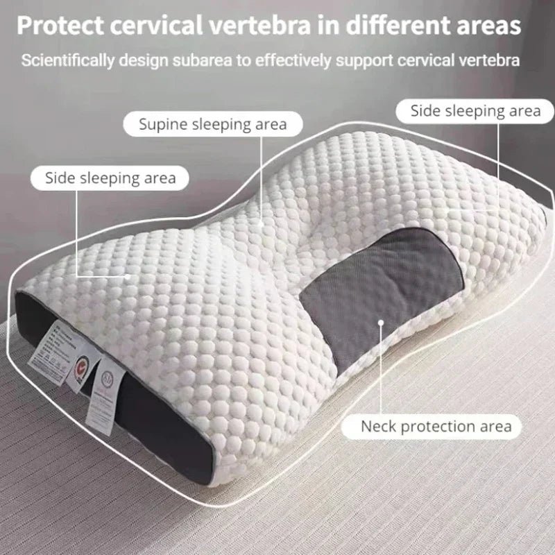 BowLift | Orthopedic neck pillow with reverse traction for a patient, 48 x 74 cm