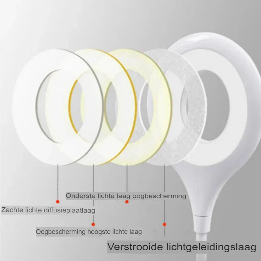 Compact and Rechargeable Night Light – Flexible LED Light for Desk and Nightstand