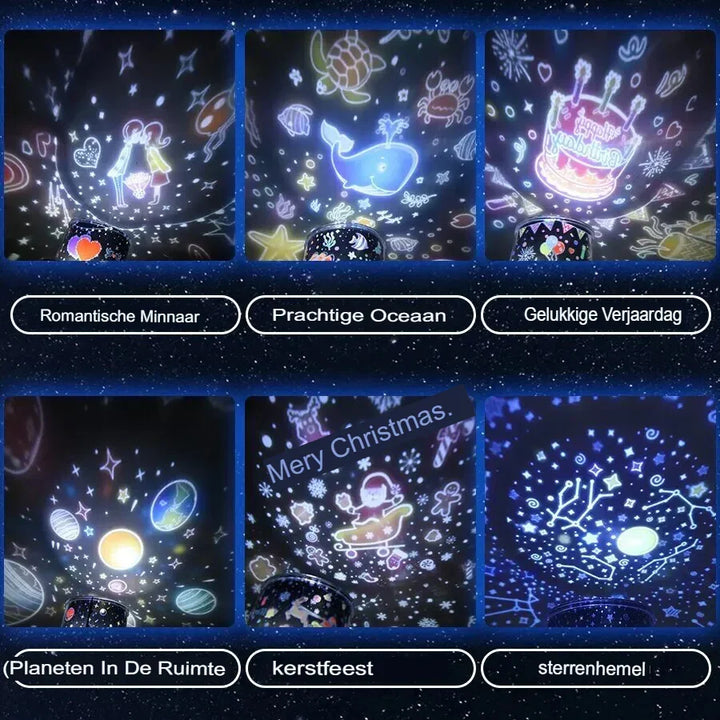 Unique Patterns Night Light for Children - StarryDream