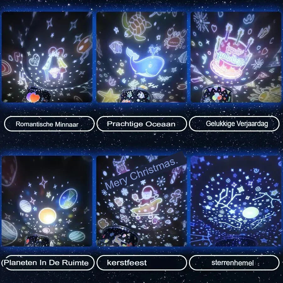 StarryDream - Starry Sky Projector Lamp for Children - Magical Night Light