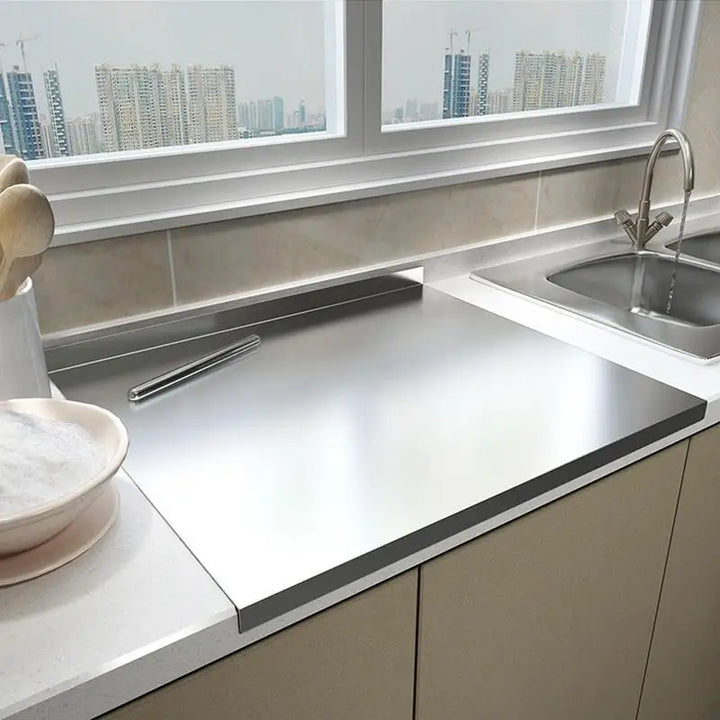 BowLift | SteelEdge – Hygienic stainless steel cutting board with non-slip and sleek edge design