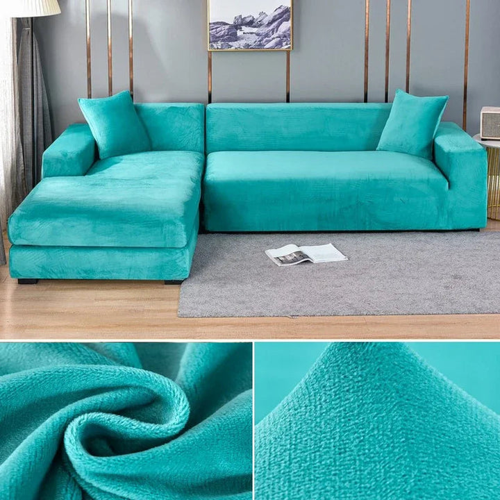 Luxury Stretch-Velvet Sofa Cover – Stylish Protection for Any Sofa