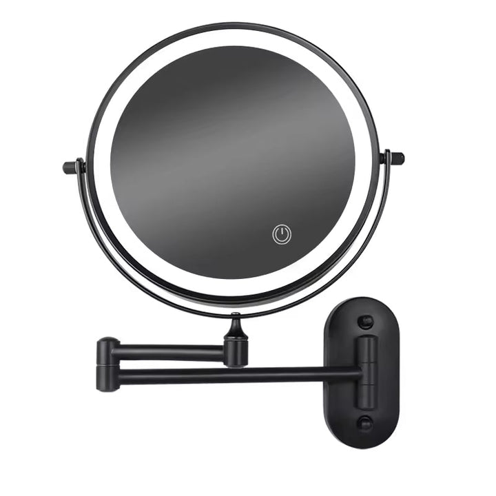 Cosmetic Mirror VisoGlow | 3 Light colours | 3x Magnification | Wireless &amp; Rechargeable