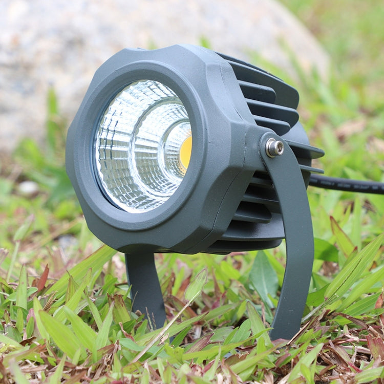 LED Floodlight COB Outdoor Waterproof Spotlight Billboard Lights Garden Lamp, colour: 20W 7 colours