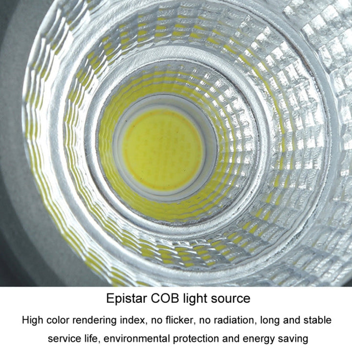 LED Floodlight COB Outdoor Waterproof Spotlight Billboard Lights Garden Lamp, colour: 20W 7 colours