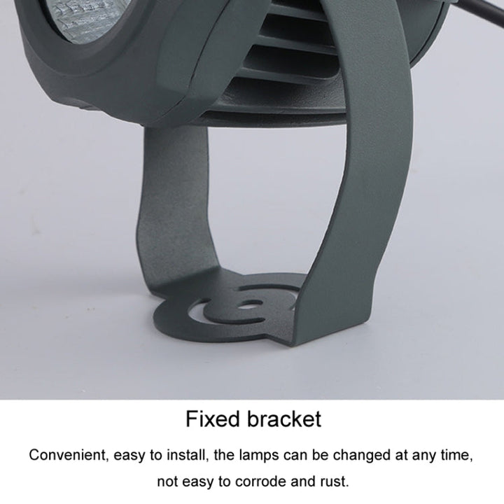 LED Floodlight COB Outdoor Waterproof Spotlight Billboard Lights Garden Lamp, colour: 20W 7 colours
