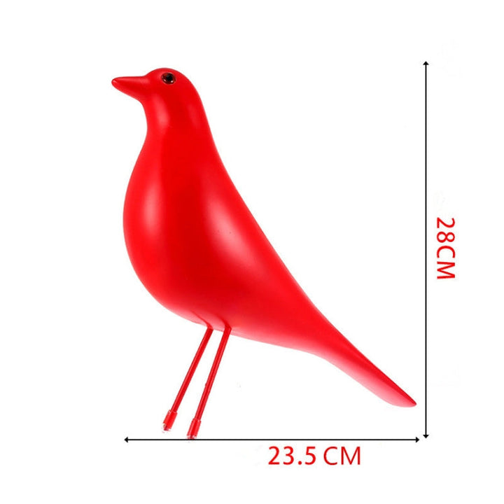 BowLift | Resin Craft Bird Figurine Office Ornaments Home Decoration Accessories (Black)