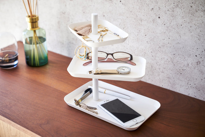 BowLift | Three-Tier Accessory Tray - Steel