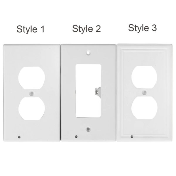 Pack 4x LED Night Light Outlet Cover | Energy-Efficient, Automatic Sensor &amp; Safe for Kids&