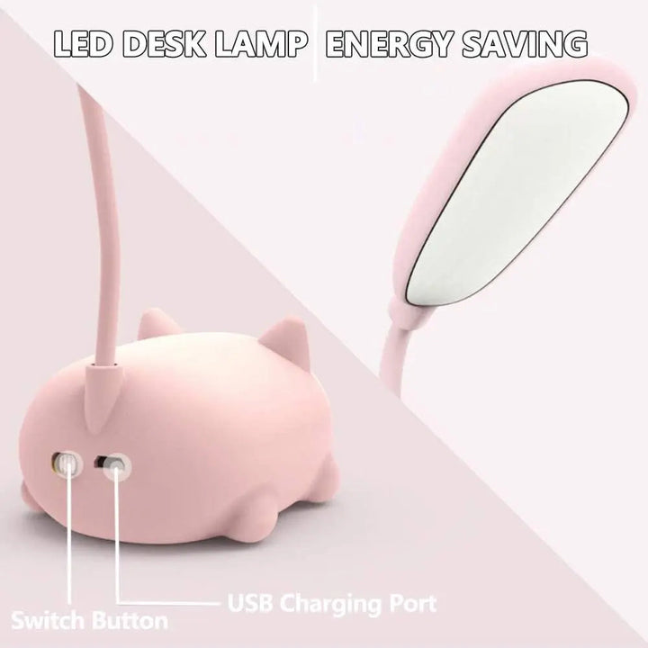 USB Cat Lamp – Mini LED Night Light with Soft Light