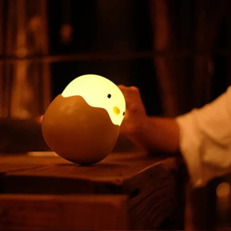 Chick Night Light for Children – Cute LED Lamp in Egg Design for the Children&