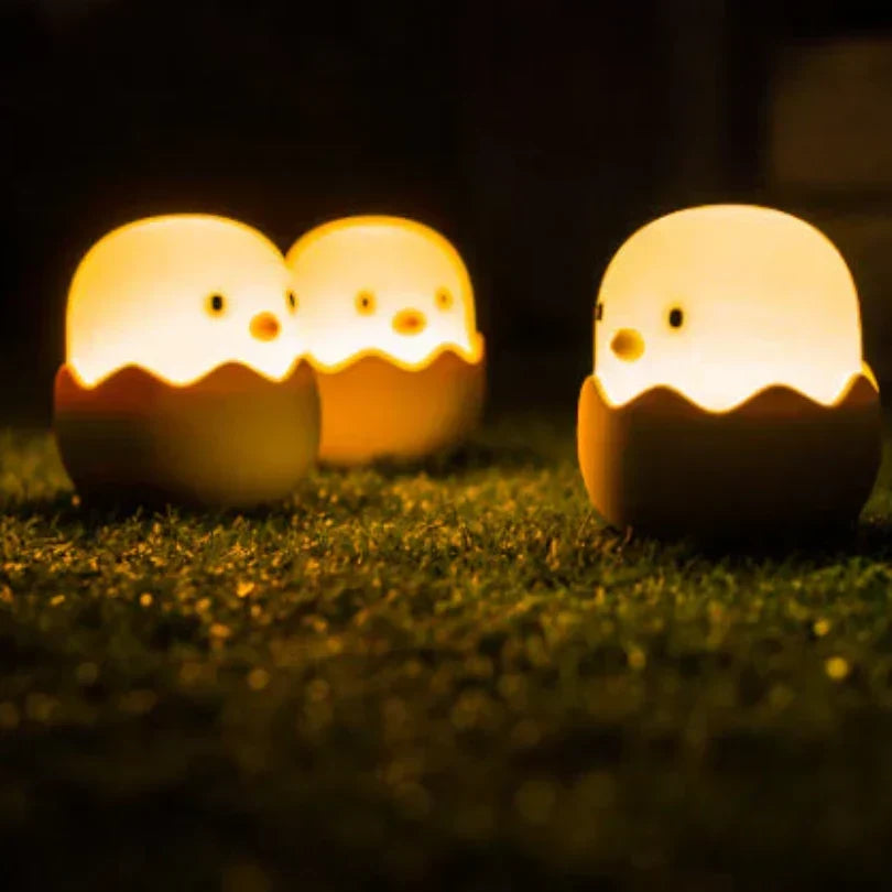 Chick Night Light for Children – Cute LED Lamp in Egg Design for the Children&