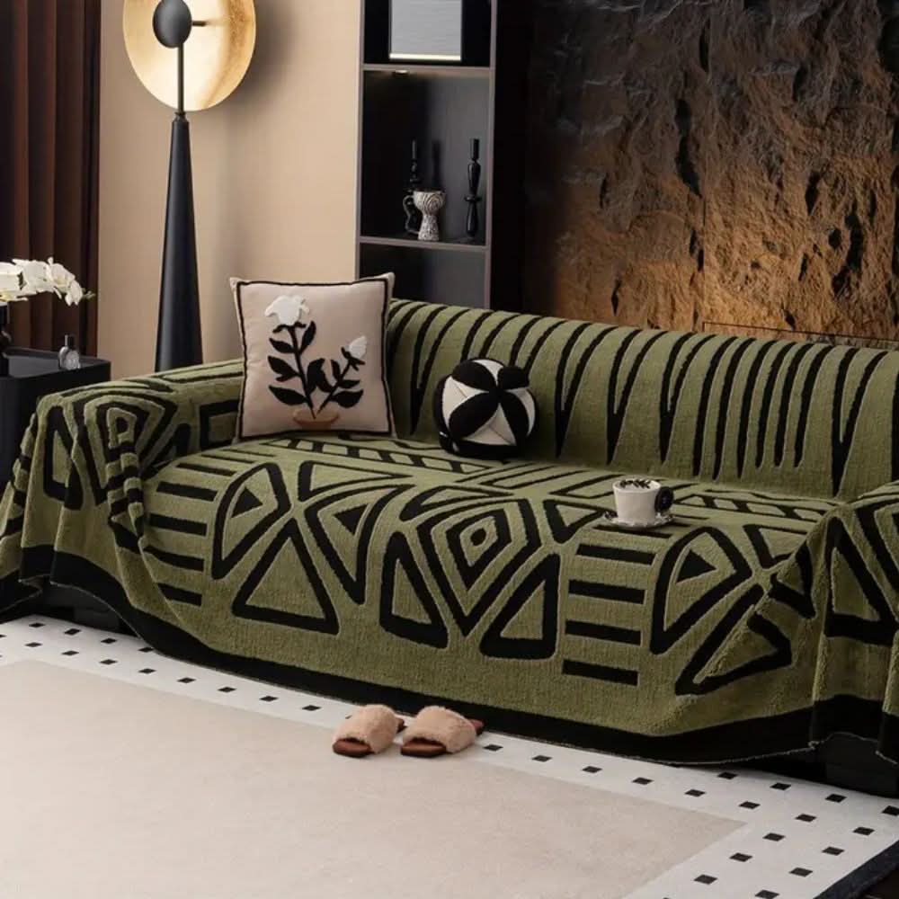 Soft, durable microfiber sofa cover, non-slip and easy to care for