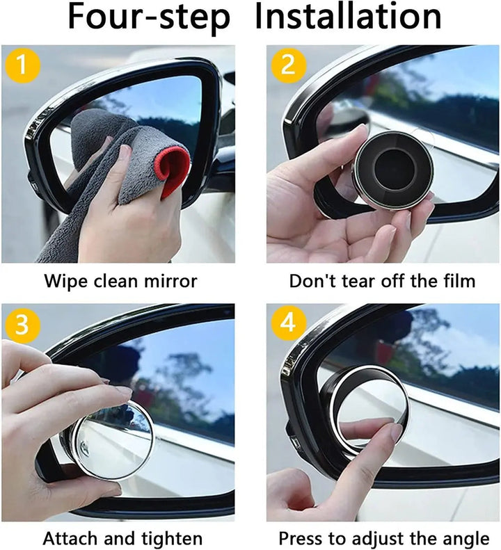 Adjustable Blind Spot Mirror for Car – Small Detail with Great Effect