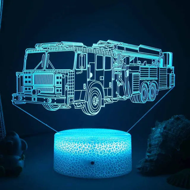 LED Night Light - 3D Illusion Lamp for Children&
