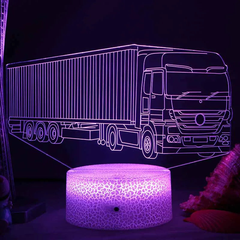 LED Night Light - 3D Illusion Lamp for Children&