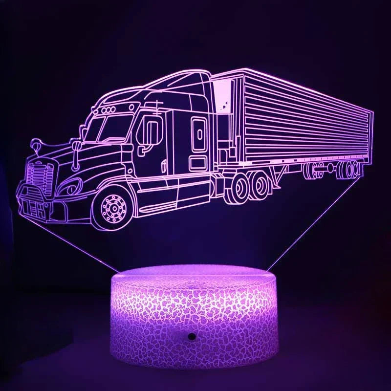 LED Night Light - 3D Illusion Lamp for Children&