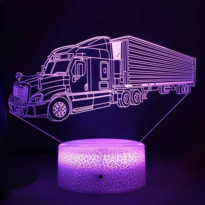 LED Night Light - 3D Illusion Lamp for Children&