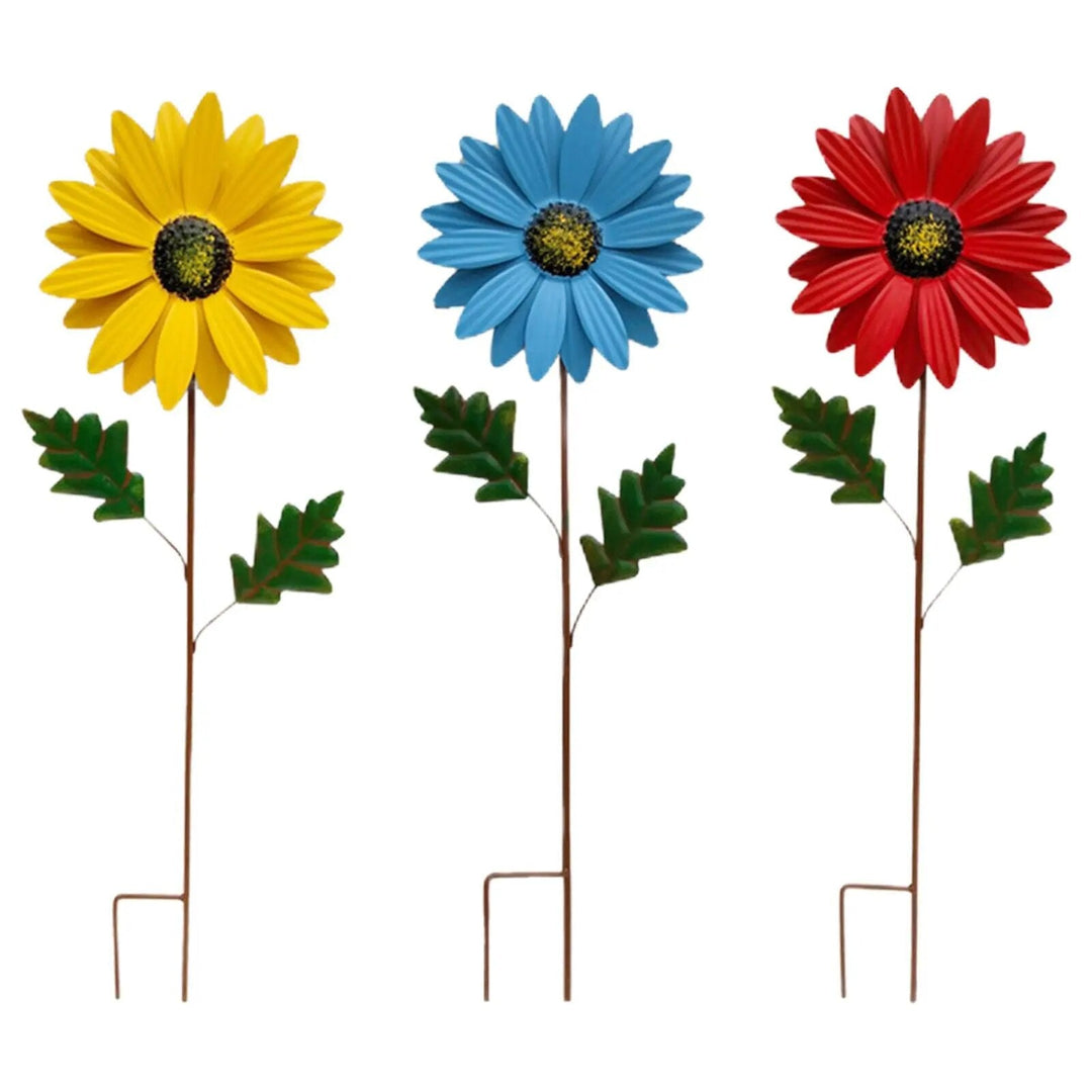 BowLift | Whimsical Wind: Colorful Metal Windmill Decoration