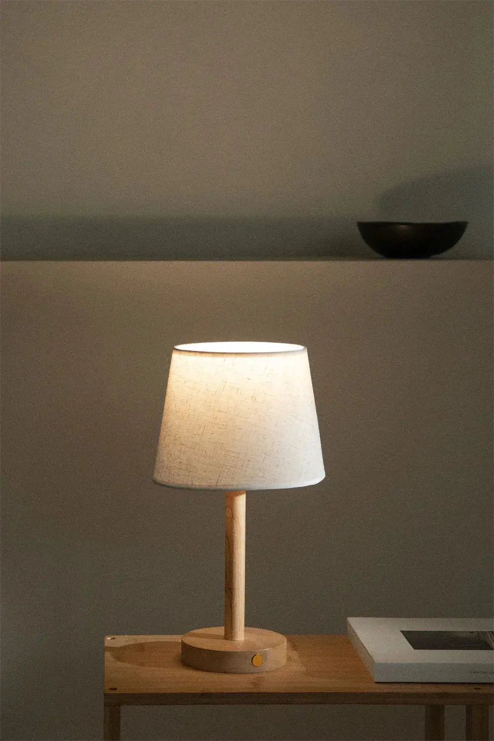 Wooden LED Night Light WoodGlow – Modern &amp; Wireless Light