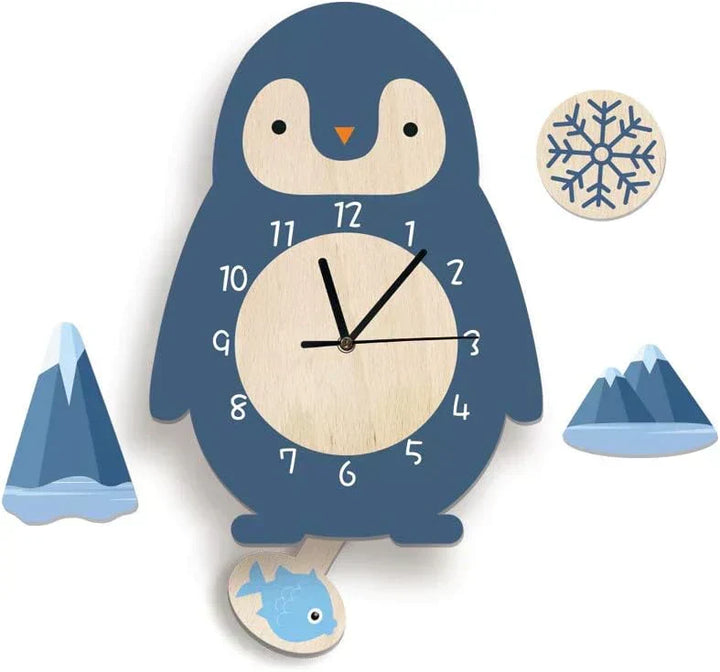 BowLift | Wall Clock - ZooTime - Cute Animal Design - Perfect for Children&