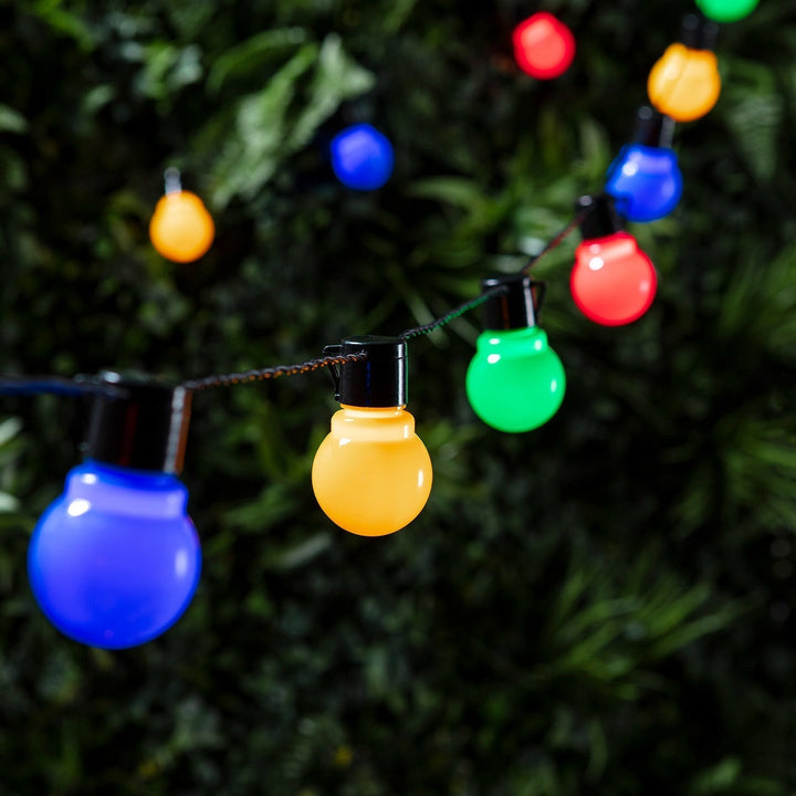 30 LED Fiesta Party String Lights multicoloured