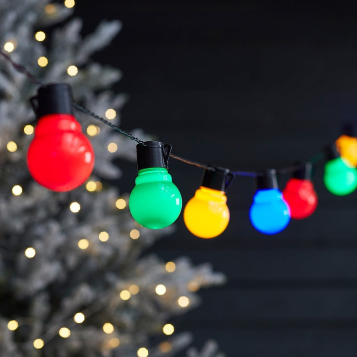 30 LED Fiesta Party String Lights multicoloured