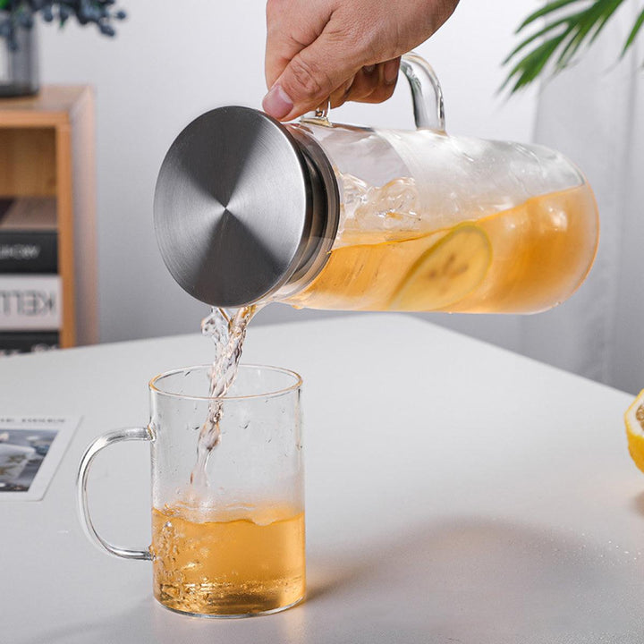 BowLift | Cylindrical heat-resistant glass jug